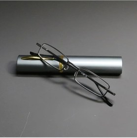 Resim Willowhaven Siyah Gri +350 Metal Çerçeveli Kalem Tutucu Şık İnce Okuma Gözlüğü 