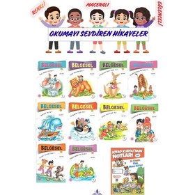 Resim 2 .sınıf Öğrencileri İçin Zevkle Okuyacağı 10 Lu Hikaye Seti - 8 Kitap Okuma Not Defteri Hediyeli 