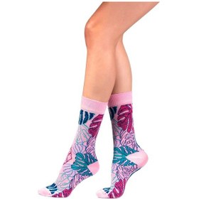 Resim Ozzy Socks Çiçek Desenli Çorap (407226950) Çok Renkli 