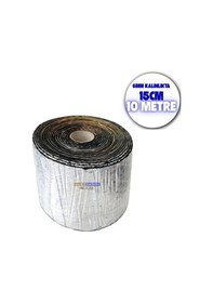 Resim Araç Oto Ses Isı Yalıtım Bandı Folyolu Kauçuk Sünger 15cmx10metre 6mm Yapışkanlı 
