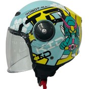 Resim Sway Sw 814 Robot Kıds Light Blue Çocuk Açık Kask Açık Mavi 