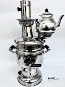 Resim Sözenler Demlikli 4.5 L Kömürlü Semaver + Çanta 