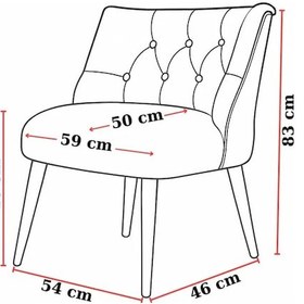 Resim Waterybrook Berjer Sandalye - Kapitoneli Suni Deri - Beyaz Ahşap Ayaklı - Retro Modern Tasarım Kırmızı 