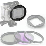 Resim Sanger Go64 Gopro Dive Housing için 58mm Filtre Baglantı Adapt 
