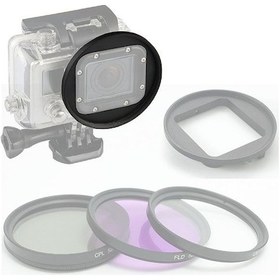 Resim Sanger Go64 Gopro Dive Housing için 58mm Filtre Baglantı Adapt 