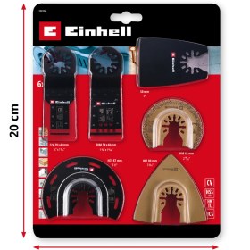 Resim Einhell Raspalama Seti 6 Parça 