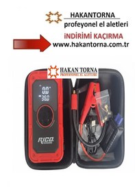 Resim Hakkan Torna Rico Professional 4'ü 1 Arada Akü Takviye Cihazı 150 Psı Lastik Şişirme Pompası Hızlı Şarj 