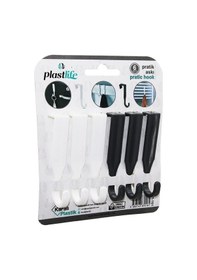 Resim 6pcs - Tek Kollu Çok Amaçlı - Tak Çıkar Pratik Plastik Askı 4767 Çok Renkli 