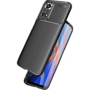 Resim M.TK Moveteck Xiaomi Redmi Note 11 Pro 5g Kılıf Kamera Lens Korumalı Karbon Silikon Parmak Izi Yapmaz 