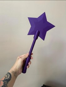 Resim Sıradışı Sihirli Kredi Kartı Değneği - Temassız Ödeme İçin Peri Sopası Tasarımlı Kart Tutucu - Magic credit card wand sıradışı insanlara sıra dışı hediye tüm ilgiyi üzerine çeken ürün (mor) 