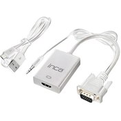 Resim Inca IVTH-02 Vga To Hdmı Çevirici + Usb Adaptör+ + Ses Kablosu 