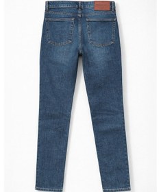 Resim Bluew White Kadın Düz Kesim Düz Paça Straight Fit Mavi Jean Pantolon 