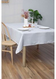 Resim Neva Leke Tutmaz Masa Örtüsü 160x220 - Gri Gri 