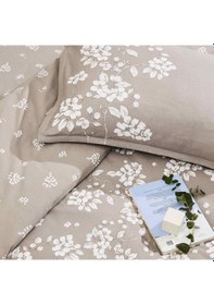 Resim Taç Marlowe Organik Saten Çift Kişilik Nevresim Takımı Vizon 000000001000048650 Vizon 