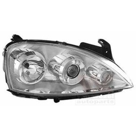 Resim Depo Opel Corsa C 2006 Far Sağ Mercekli Zızala (Oem No:1216176) 