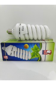 Resim Horoz Elektrik 60 Watt Büyük Spiral Tasarruflu Ampül JUMBO 2700K Sarı Işık 