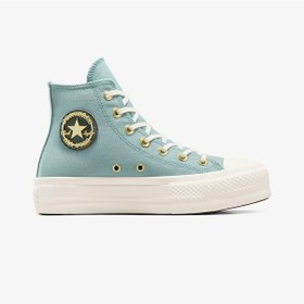 Resim Converse Chuck Taylor All Star Lift Unisex Mavi Platform Sneaker A11495c Mavi 