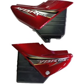 Resim Yamaha Ybr 2004-2009 Akü Kapakları Bordo Ithal 