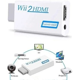Resim Wii Için HDMI Tv Kablo Çevirici Dönüştürücü Adaptör 4542 