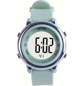 Resim Primepickings 7 Renk Led Çocuklar İçin Multifonksiyonel Spor Dijital Saat Yeşil Stopwatch Alarm Diğer 