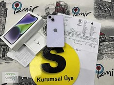 Resim Apple iPhone 14 İkinci El TR | 128 GB | Mor İkinci El SIFIRINI KISKANDIRACAK TEMIZLIKTE/ORJİNAL/PİL%84/KUTU FATURALI