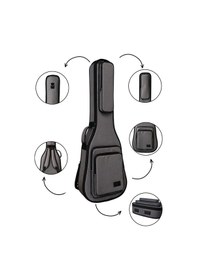 Resim Gri Profesyonel Gigbag Klasik Gitar Kılıfı - Çantası - Su Geçirmez 