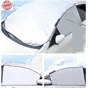 Resim Buz Kar Güneş Koruyucu Yarım Oto Branda Araba Kar Buz Önleyici (528324151) 