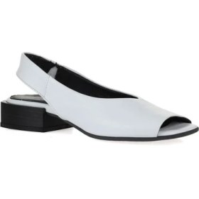 Resim Bueno Shoes Beyaz Deri Kadın Topuklu Sandalet 01WS4901 01WS4901 
