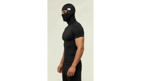 Resim Flex Premium Reflektörlü Siyah Kar Maskesi Model 28 Balaklava Balaclava Motorsiklet Scooter Bisiklet Spor 
