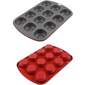 Resim Kaiser Classic Plus 12’li Muffin Kalıbı Kırmızı 