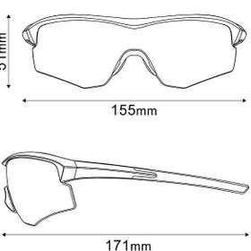 Resim Shimano Spark CE-SPRK1-RD Ridescape RD Gözlük Siyah Çerçeve 
