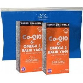 Resim Zade Vital Koenzim Q10 & Omega 3 Balık Yağı 30 Kapsül 