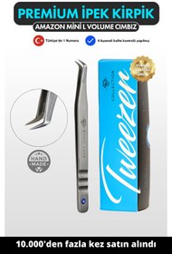 Resim Magic Lash Amazon Mini L Mega Volume Ipek Kirpik Cımbızı 