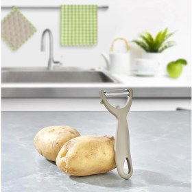 Resim Mutfak Köşesi Soybi Paslanmaz Çelik Bıçaklı, Ergonomik Saplı, Pratik Meyve & Sebze Soyacağı 