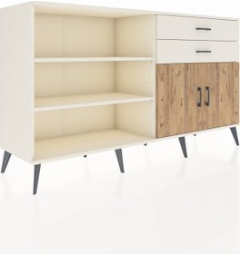 Resim Hyperion Konsol 3 Raflı 2 Çekmeceli 2 Kapaklı 176x44x99 Aytaşı-ça Aytaşı-çam/aytaşı 