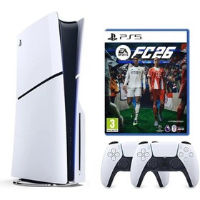 Resim Sony Playstation 5 Slim cdli +2.kol Dualsense +Ps5 FC26 (İthalatçı Garantili) 