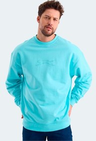 Resim VADIK Oversize Erkek Sweatshirt Turkuaz 