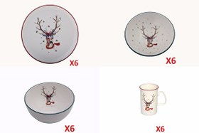 Resim Porland Winter Kahvaltı Ve Servis Takımı 6 Kişilik 24 Parça 