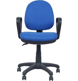 Resim Worky Kumaş Ofis Çalışma Koltuğu Mavi 