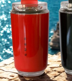 Resim Smeg Mug Bardak Termos240ml Kırmızı 