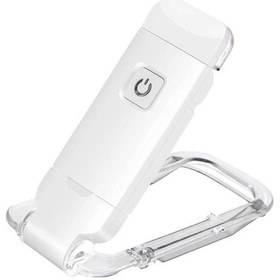 Resim Yaozixa Usb Şarjlı Kitap Işığı - Göz Koruyucu Esnek Klipsli Okuma Lambası Beyaz 