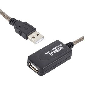 Resim Alfais 5227 Aktif USB Dişi Erkek Uzatma Kablosu 10 M 