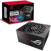 Resim ASUS ROG-STRIX-1000G 80 PLUS GOLD 1000W MODÜLER GÜÇ KAYNAĞI JAPON KAPASİTÖRLER 10 YIL GARANTİ 
