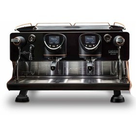 Resim Gaggia La Reale Tall Cup Yarı Otomatik Espresso Kahve Makinesi, 2 Gruplu, Gri-Bakır 