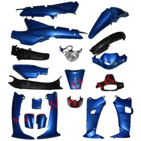 Resim Yuki Kaporta Seti Paşa 100 Stickersiz Mavi Stop- Far 