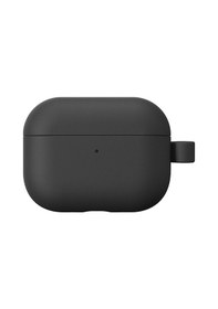 Resim Apple Uyumlu AirPods Pro 3 Amazingthing Glamour Serisi Deri Tasarımlı Kapak Siyah Siyah 