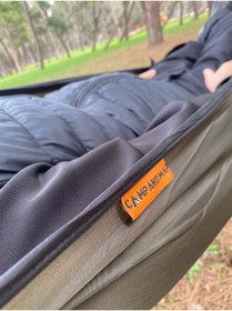 Resim CAMP AND MAP Mini Hamak 210x110 cm Haki 