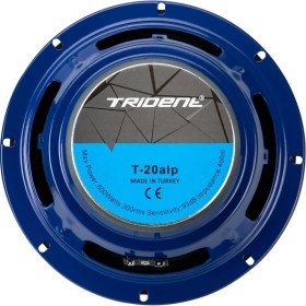 Resim Trident T-20ALP Mindrange 20 cm 600W Mavi Oto Hoparlör 
