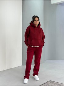 Resim Combineman35 3 İplik Premium Kalite 2li Kadın Eşofman Takımı 