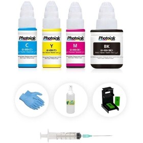 Resim PHOTOINK Canon Mx320 Için Photoink Plus Siyah Ve Renkli Kartuş Dolum Seti 